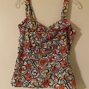 CAbi 823 Keepsake cami swirl print
